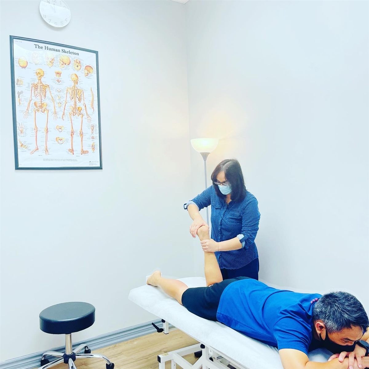 Physiotherapy treatment session