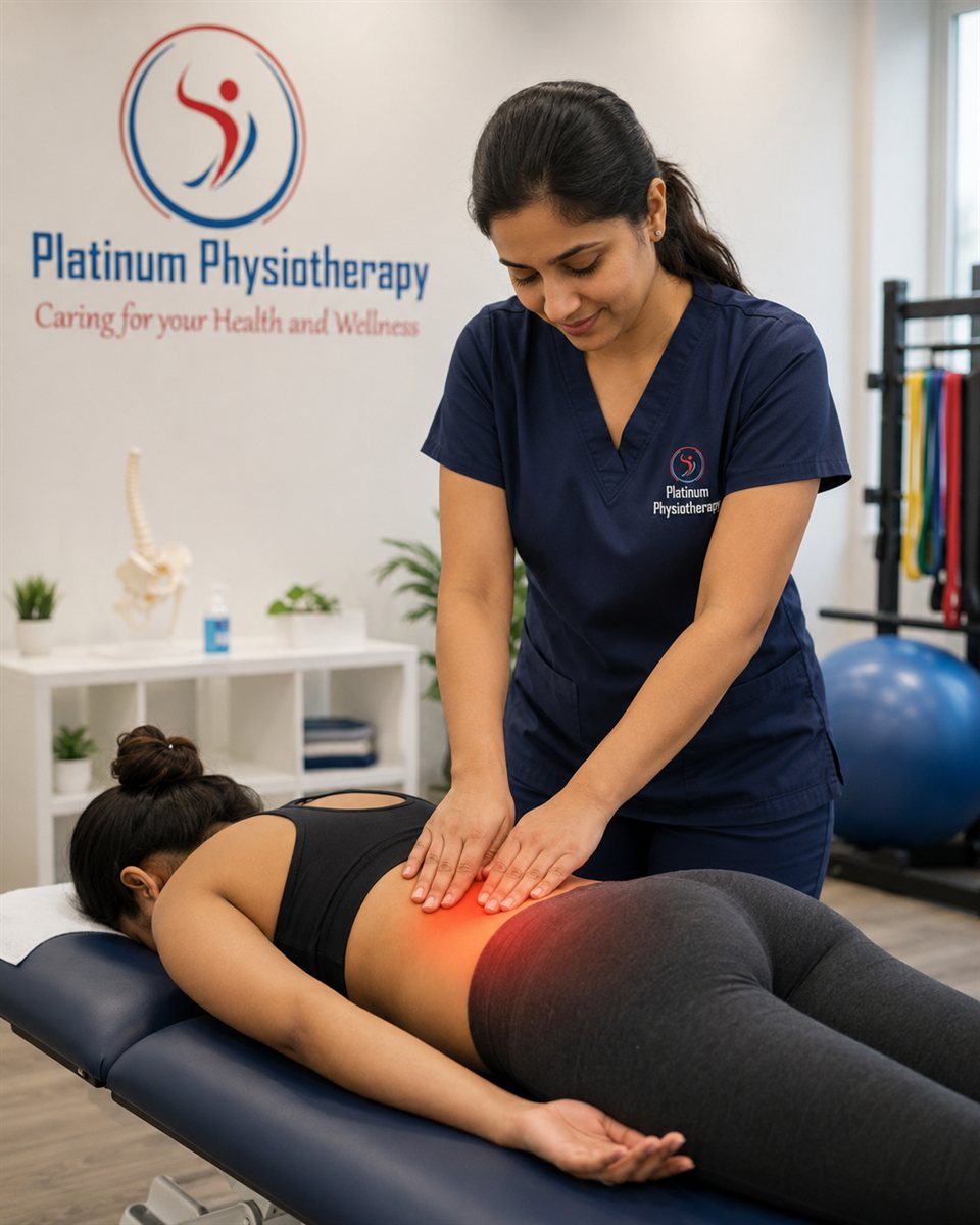Cupping therapy and kinesiology taping at Platinum Physiotherapy Brampton