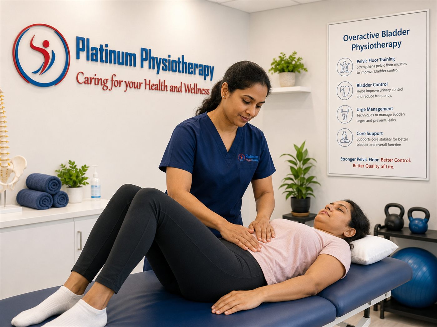 Bladder retraining and pelvic health physiotherapy in Brampton
