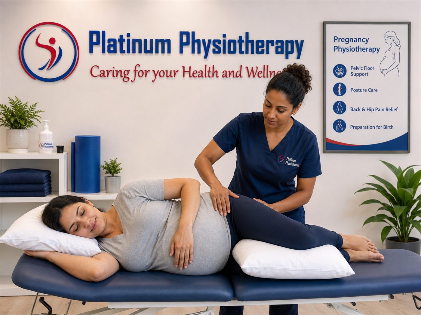 Prenatal physiotherapy for pelvic girdle and back pain in Brampton